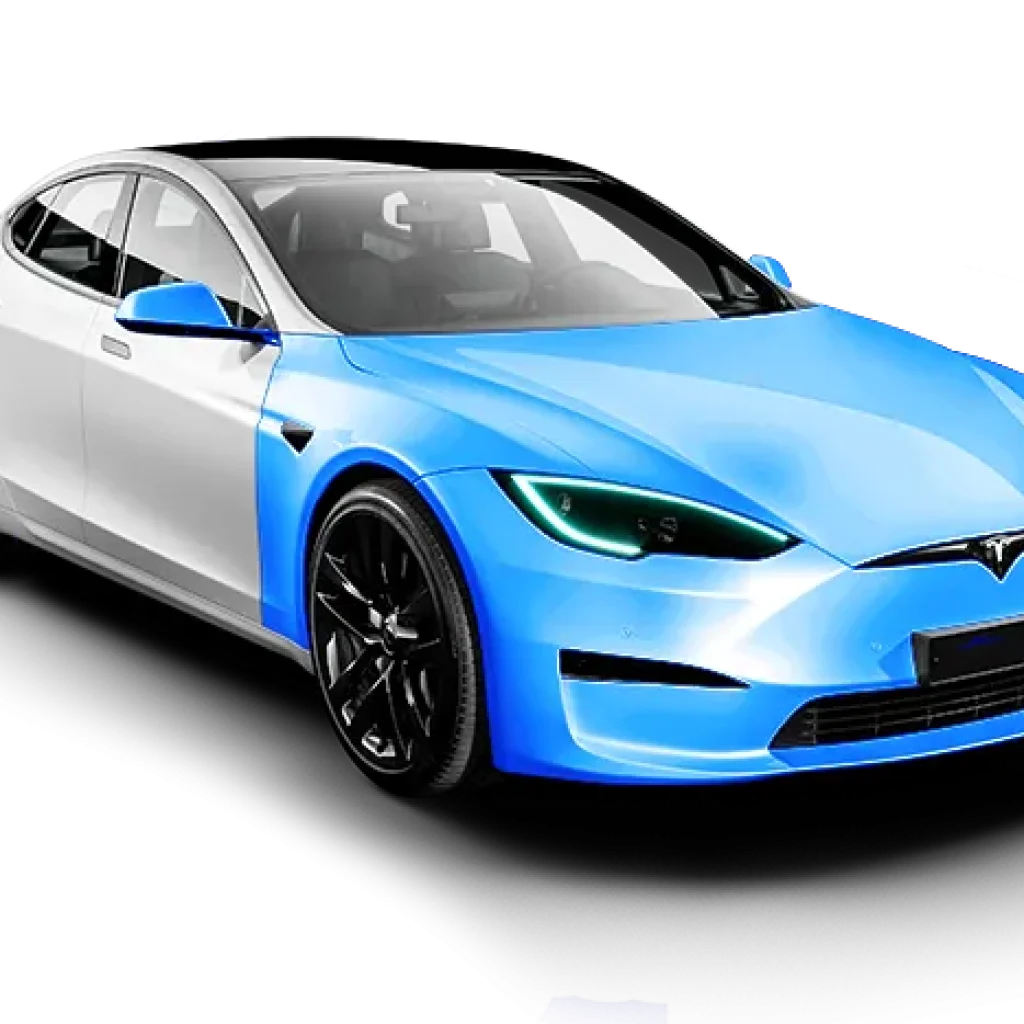 Paint protection film coverage illustration